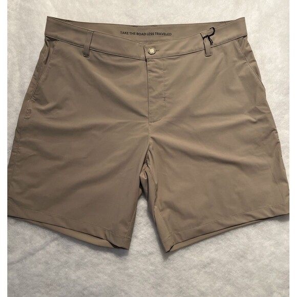 Rhône 8" Resort Short Quick Dry Water Shorts Men's 35 Sandalo Khaki - Picture 1 of 7